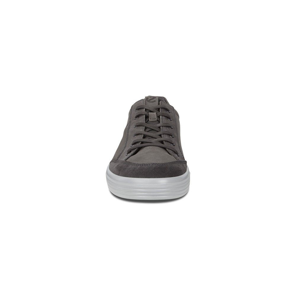 Tenis Hombre - ECCO Soft Classic - Grises Oscuro - UJK245968